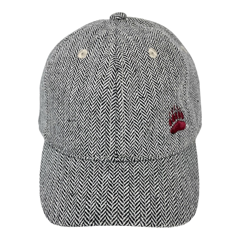 Montana Grizzlies Bear Paw Hat Legacy Strapback Herringbone Dad Cap